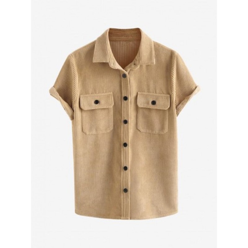Corduroy Pocket Shirt KW3297