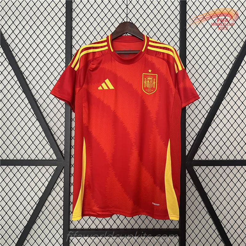 Home Game Football Strip of Spain 2024 Euro 2024