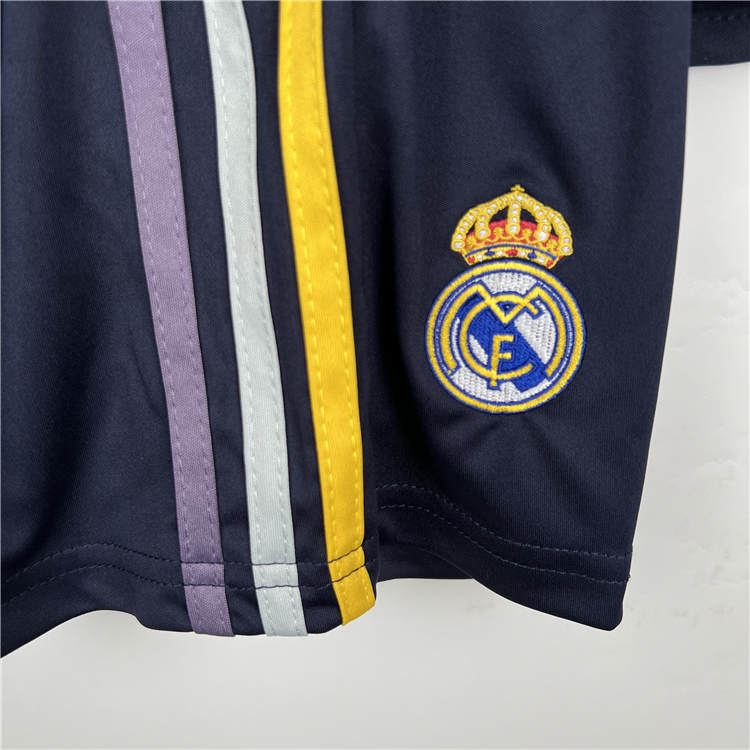 KidsYouth Real Madrid 2324 Away Soccer Football KitShirtShort -