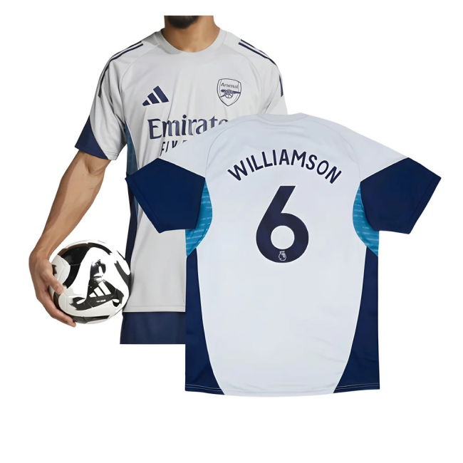 2025-20 Arsenal Training Shirt Williamson #6 L M S