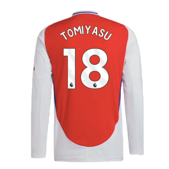 Tomiyasu 18 Arsenal EPL Team Sleek Home Match Shirt
