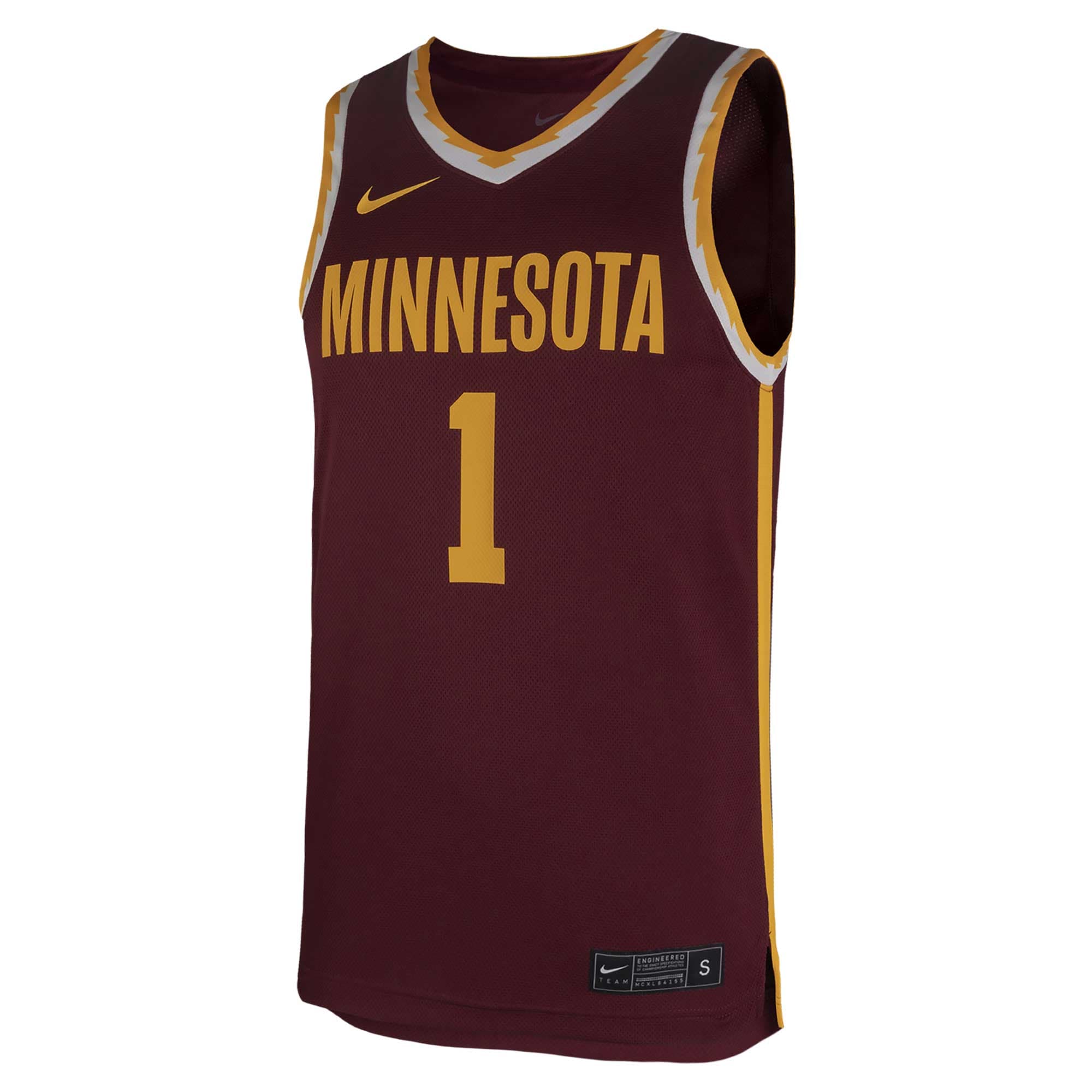 [DDG] Minnesota Golden Gophers Team Replica Basketball Jersey - Maroon