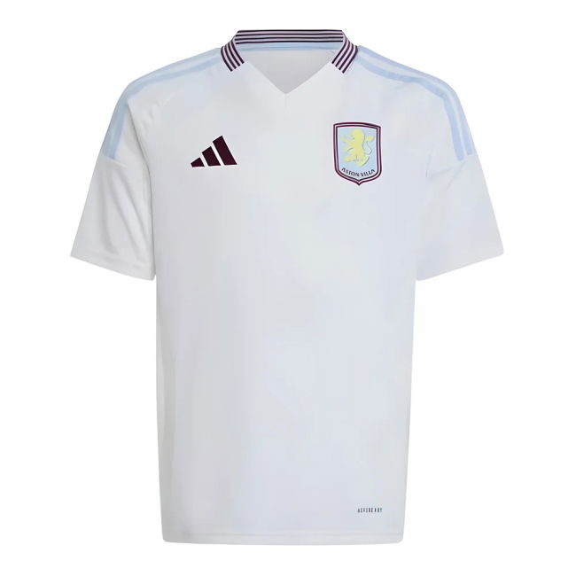 Aston Villa 2024-20 Away Football Shirt Signature L S Kids