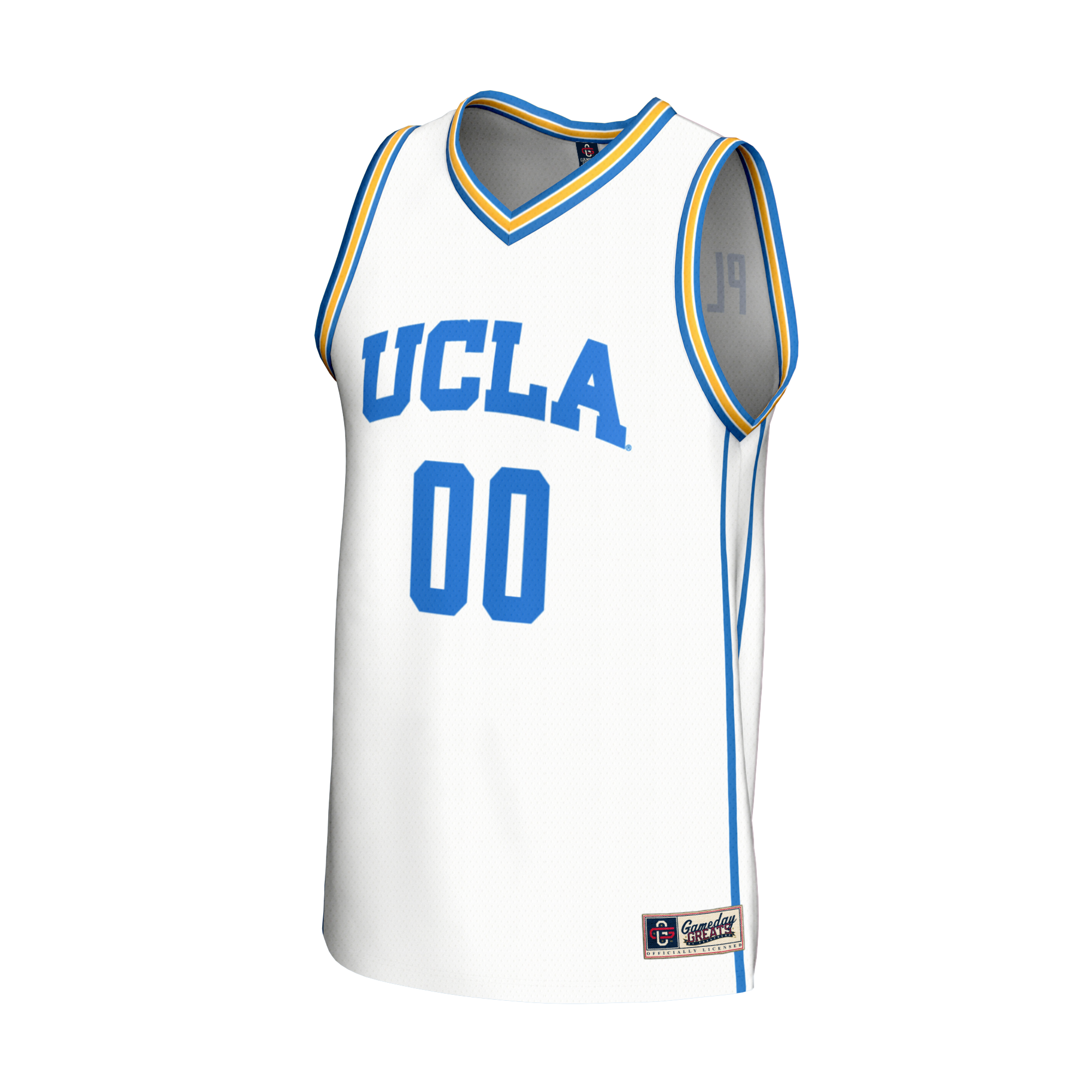 [DDG] UCLA Bruins GameDay Greats Unisex NIL Pick-A-Player Lightweight Basketball Fashion Jersey - White