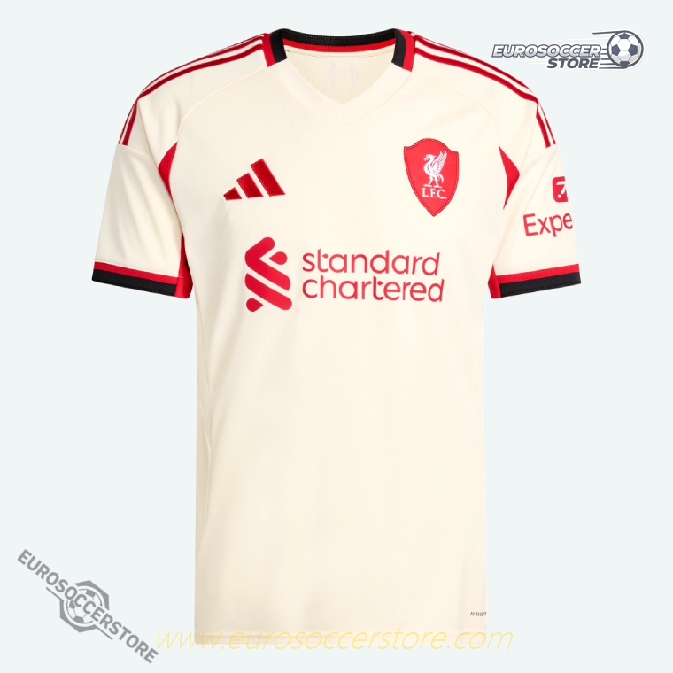 Away Jersey of Liverpool's GRAVENBERCH, numbered 38, for the 25-26 season.