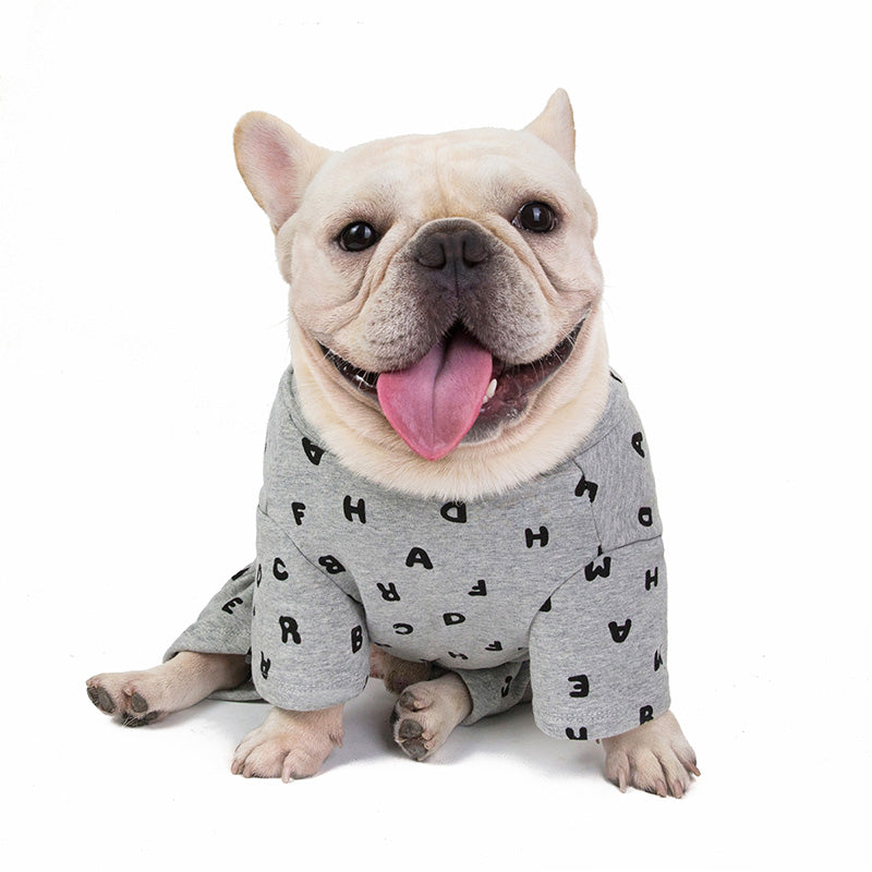 Fashion-Forward Letter Print Winter Clothes For French Bulldog (ws310...