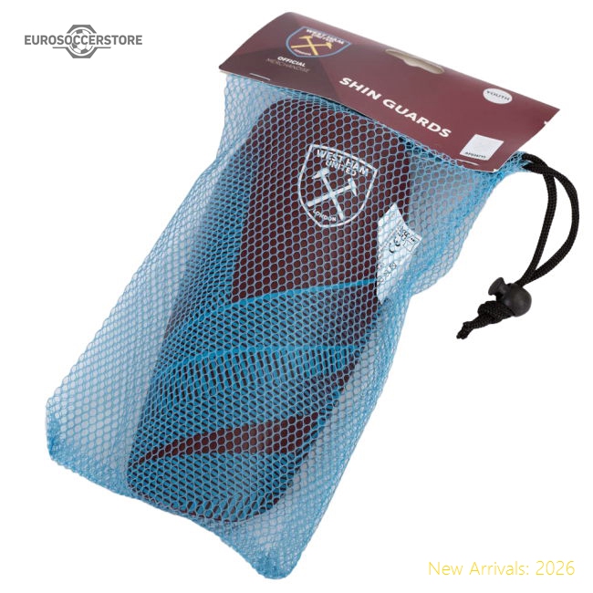 West Ham United Fc Fuse Shin Pads Youths - Collectors Item