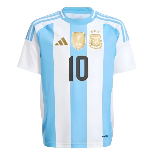 2024-2025 Argentina Lionel Messi Home Shirt - Kids
