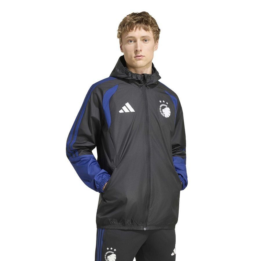 [EFKS] FC Copenhagen Jacket All Weather Black Uniform