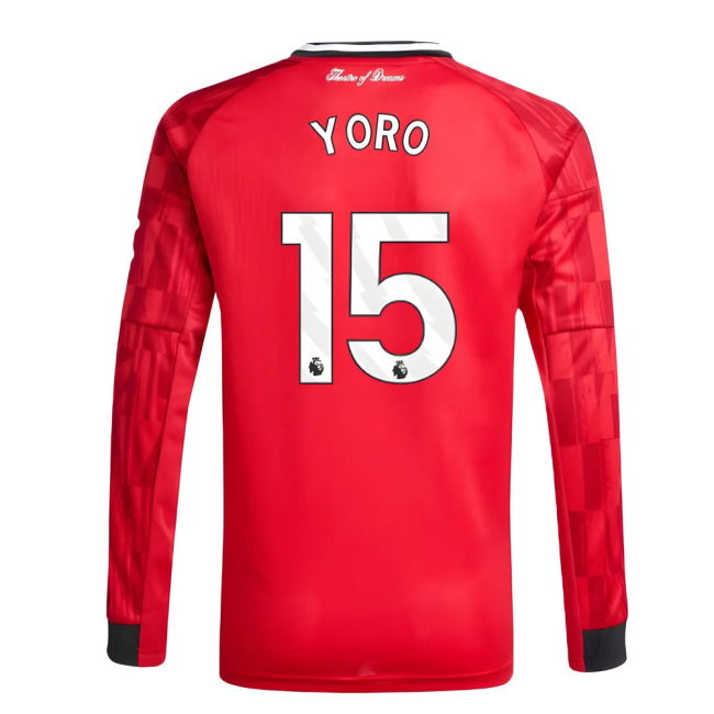 Man Utd 2025-2026 Home Jersey - Kids #50