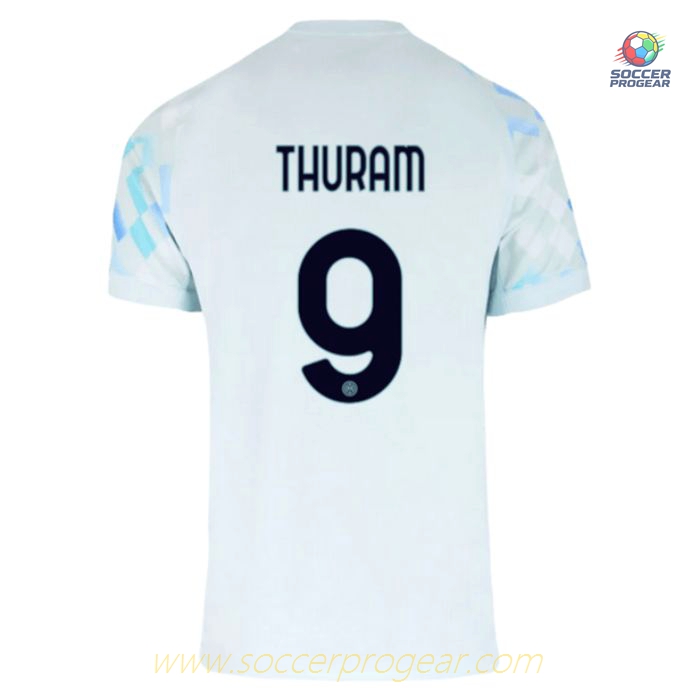 Inter Milan Away Kids Edition Jersey Set Soccer Team Shirt 2025-26 Edition Thuram