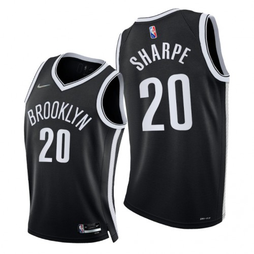 Black BKN Brooklyn Nets #20 Nike Retro Jersey Premium Quality
