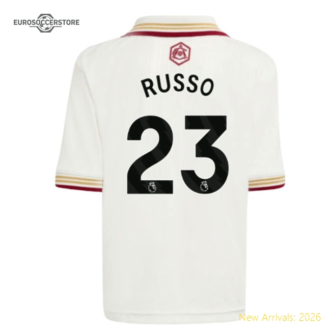 Arsenal Russo Durable Mini Jersey Aeroready Soft-touch Easy-care