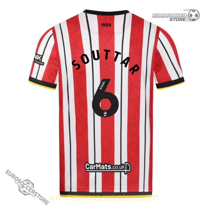 Sheffield United 24-25 Home Jersey SOUTTAR 6