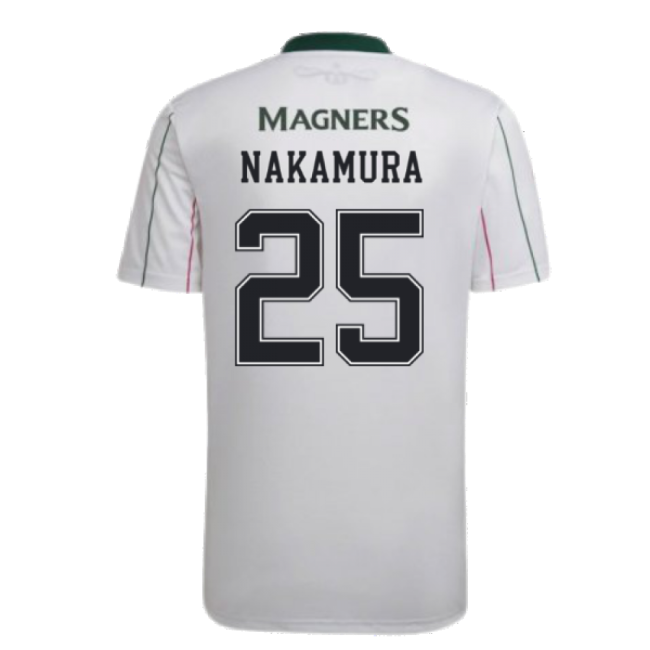 Genuine Glasgow Celtic Nakamura 2 #5 Economical Retro Licensed P (v4)