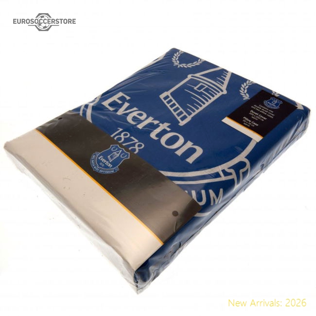 Official Everton Fc Pulse Double Duvet Set - Premium Quality Football