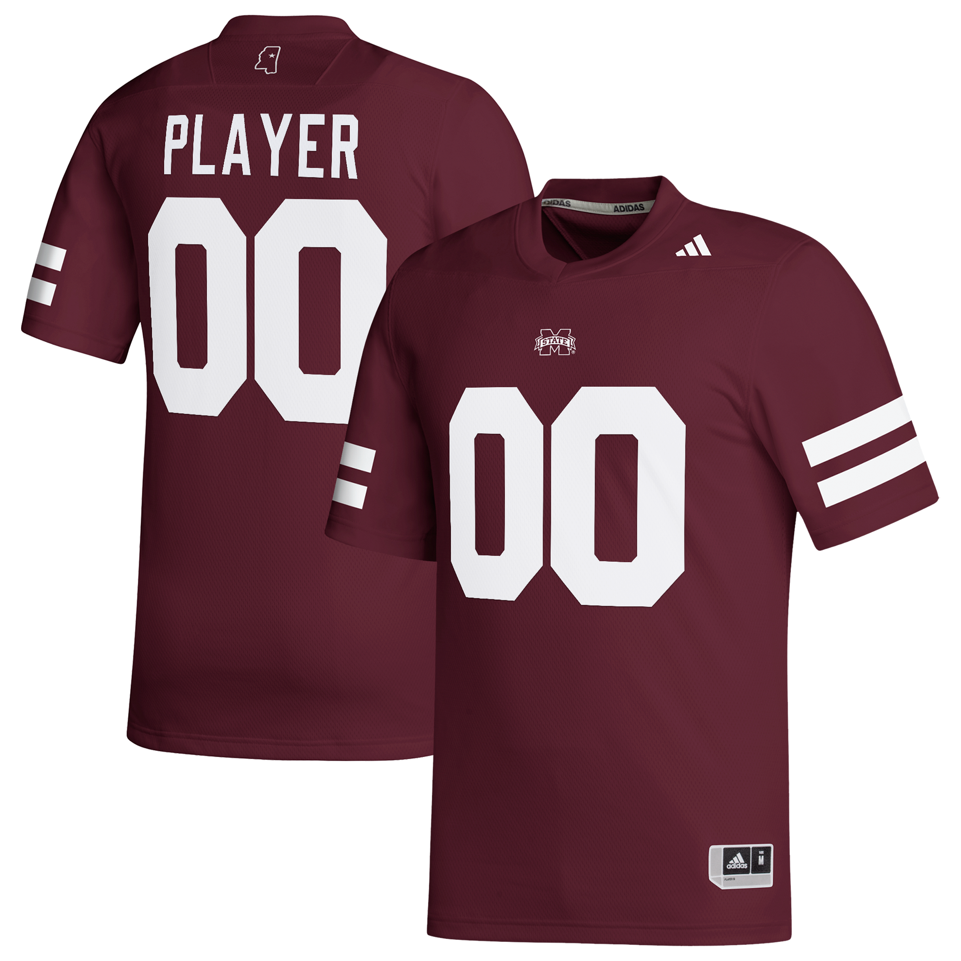 Mississippi State Bulldogs adidas Pick-A-Player NIL Replica Jersey - Maroon