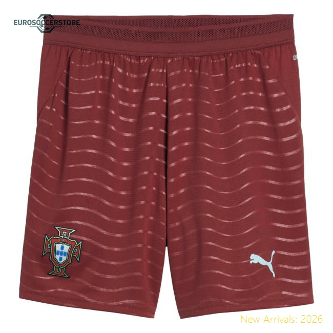 2026-2027 Portugal Home Shorts (Red) - Kids
