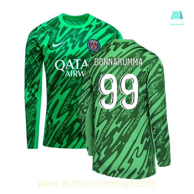 2024-2025 PSG Home Goalkeeper Shirt (Green) (Donnarumma 99)