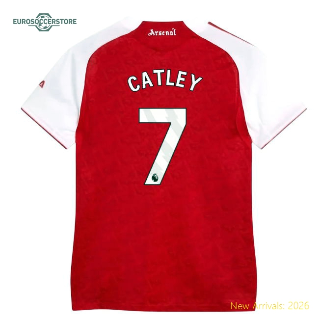 Arsenal Womens Catley Elegant Jersey Smart Fabric Flexible