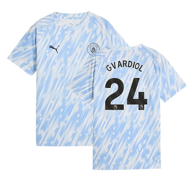 Man City Football Club Fan Jersey - Kids Version (Gvardiol 24)