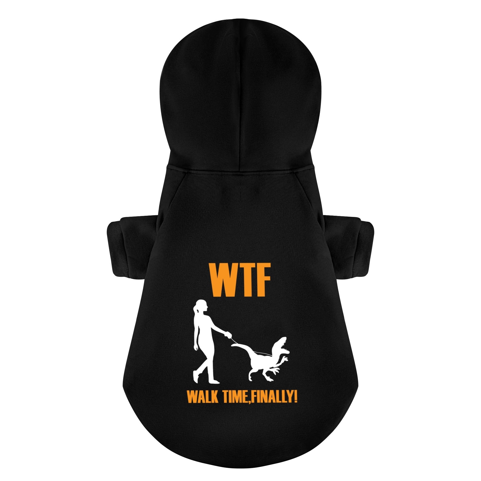 Walk Time - Durable Personalized French Bulldog Hoodies With Funny Quotes – Stylish, Cozy, And Premium 100% Cotton Casual Wear