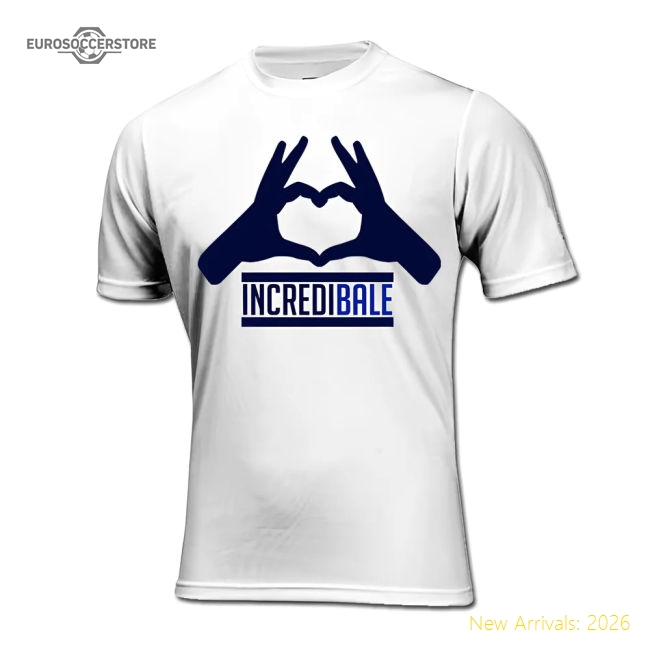 Gareth Bale Incredibale T-Shirt (White) Fan Edition Supporter Version