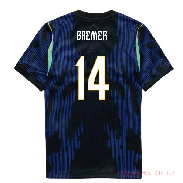 Brazil 2026-2027 Away Kit Bremer #14 National Team Shirt Mini