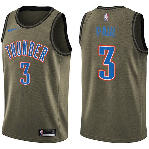 Oklahoma City Thunder Chris #3 Signature Edition Jersey Contemporary D