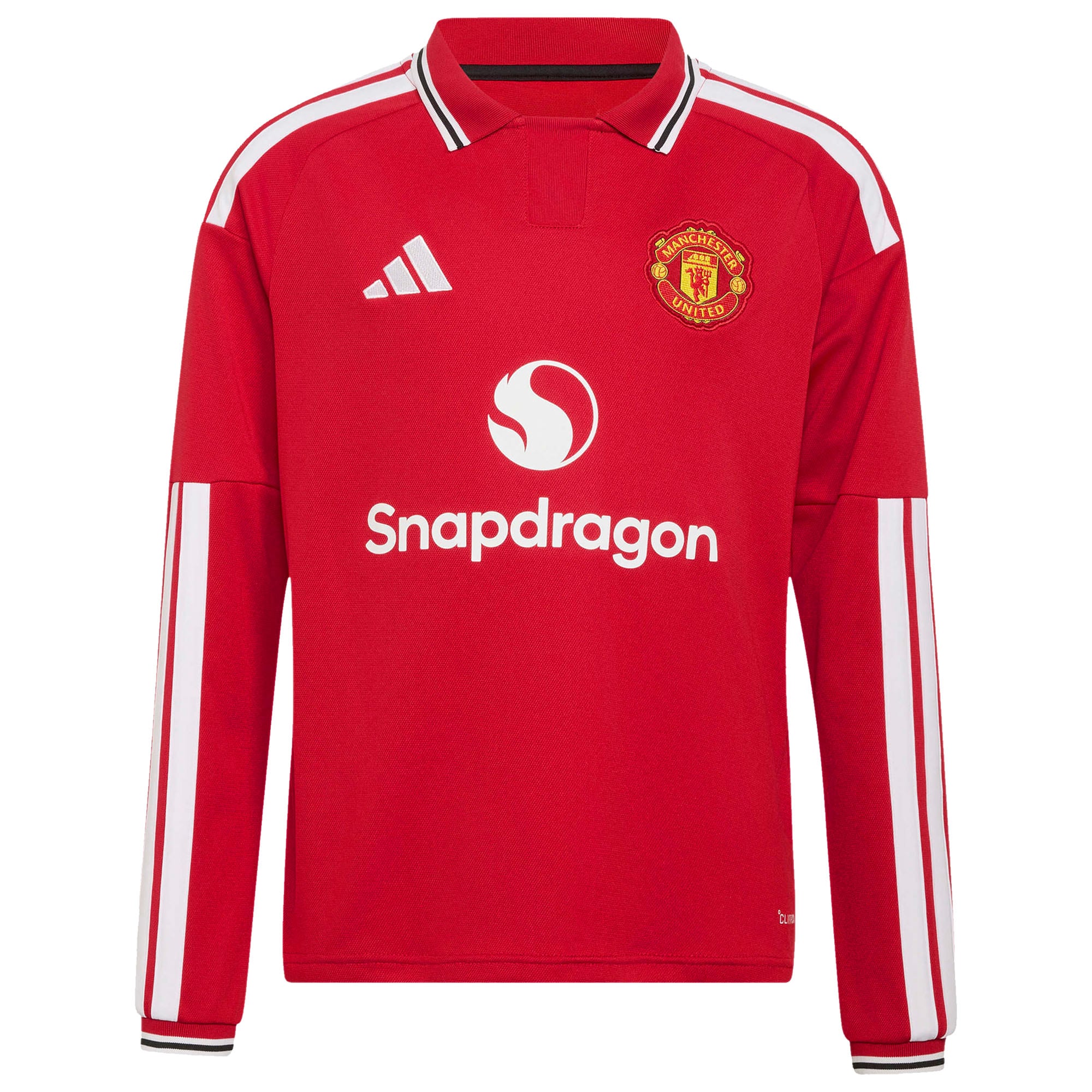 [SJH] Kobbie Mainoo Manchester United Youth 2026/27 Home Replica Long Sleeve Jersey - Red