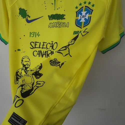 Special Edition 2022 Brazil Durable Camiseta World Cup World Cup -