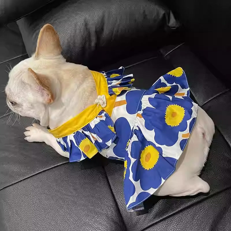 French Bulldog Rosellea Frenchie Summer Princess Dress – Thin
