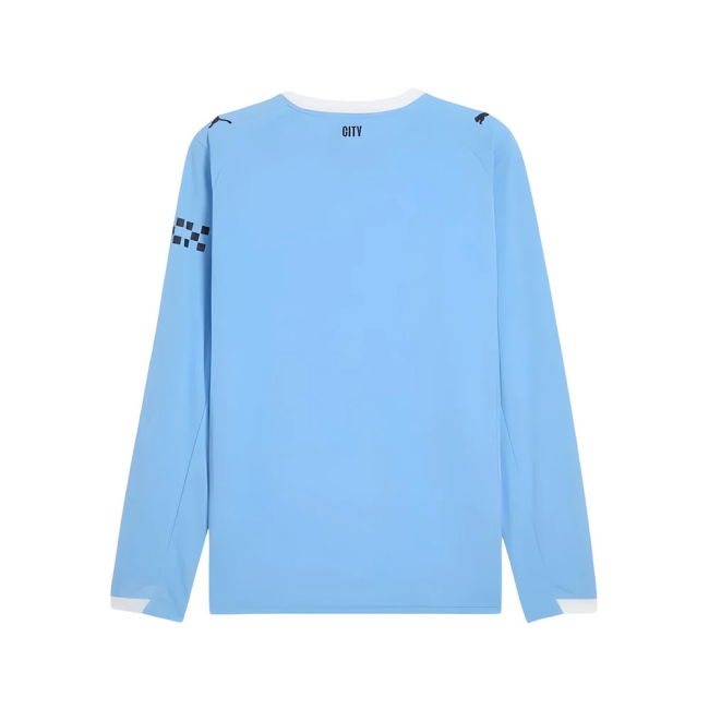 2025-2026 Man City Long Sleeve Home Shirt