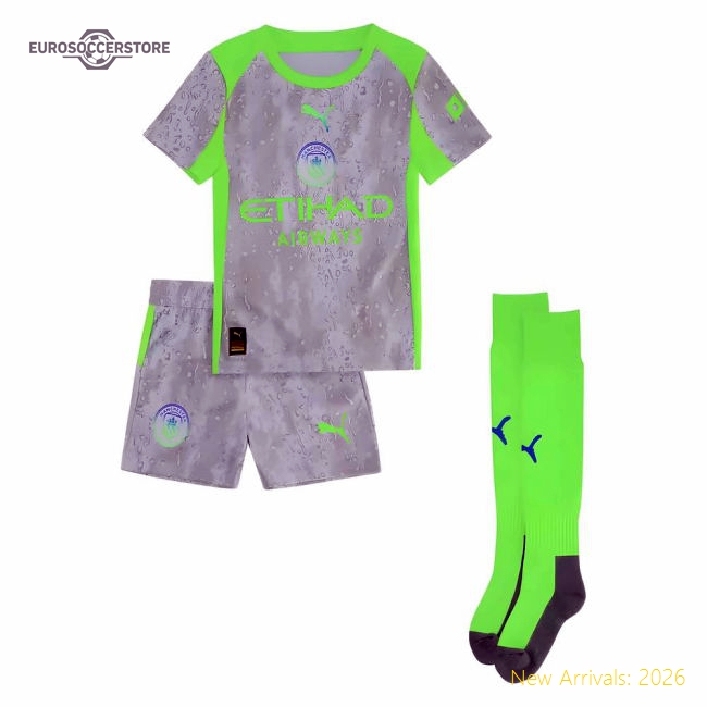 2025-2026 Man City Third Mini Kit