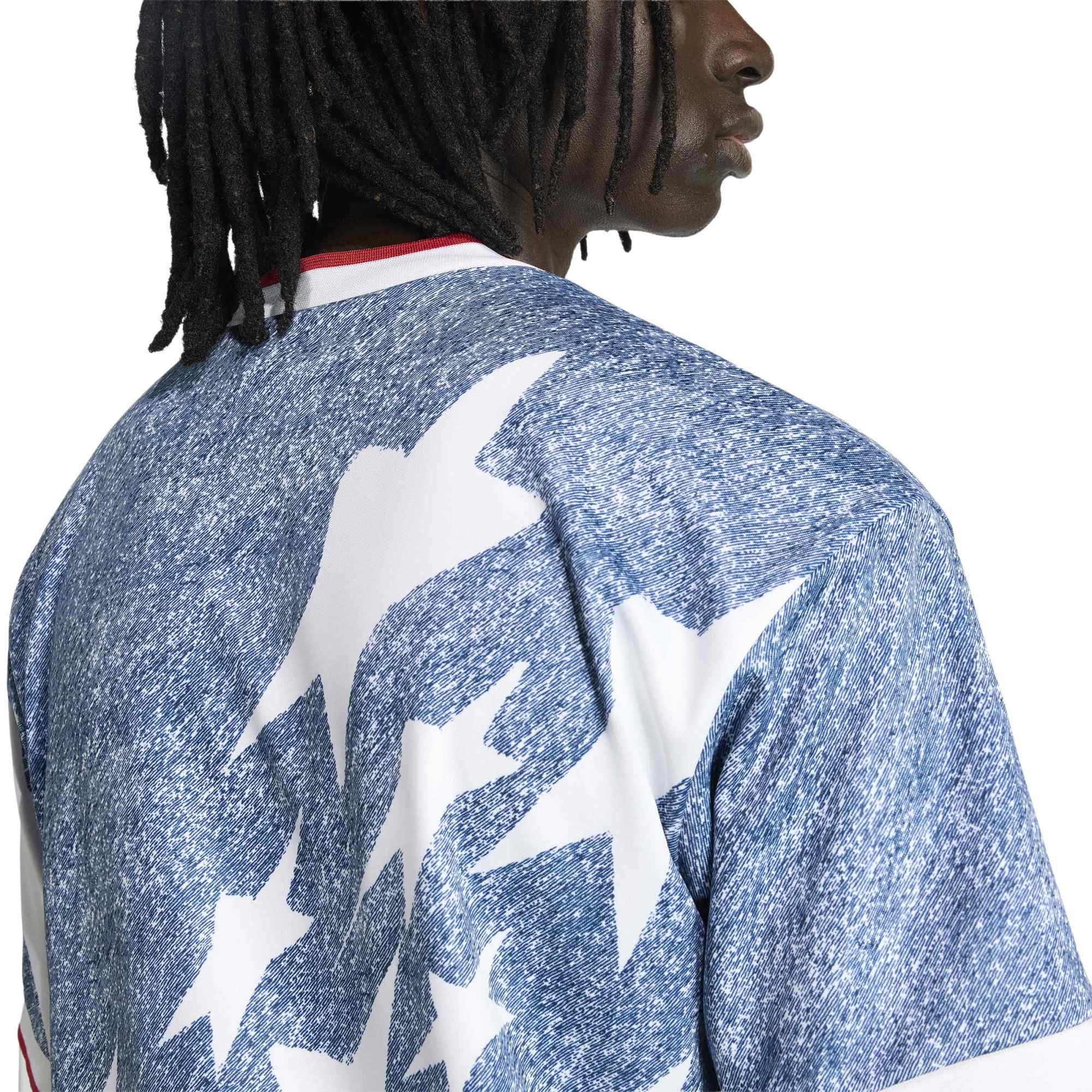 [ESK] USA 1994 Denim Graphic Fashion Jersey - Blue