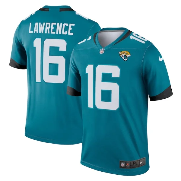 None Trevor Lawrence  Jersey - Teal | NFL Player Jersey | NFL Football