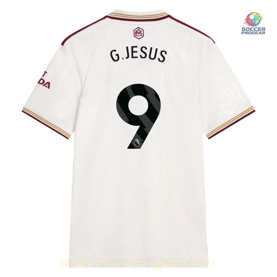 Arsenal 2025/26 Collection Jesus Third Child Kit Football Jersey