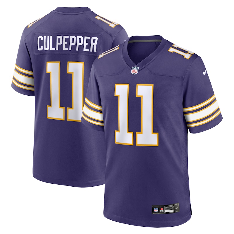 None Daunte Culpepper MIN Vikings Bold Top-Grade Jersey Game Day Wear