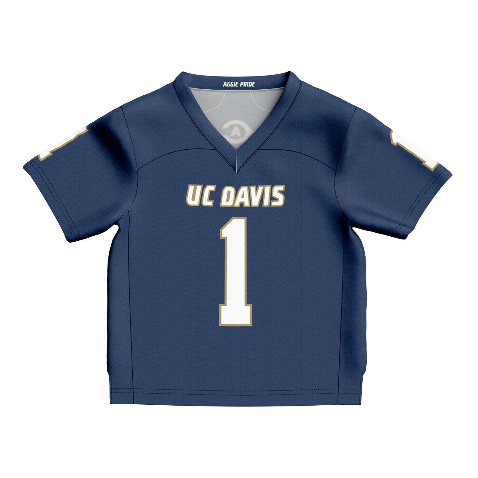 UC Davis Aggies GameDay Greats Toddler Lightweight Collegiate Football Fashion 26/27 Football Jersey - Navy