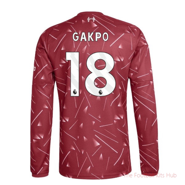 Liverpool 2026-2027 Long Sleeve Home Shirt (Kids) (Gakpo 18)
