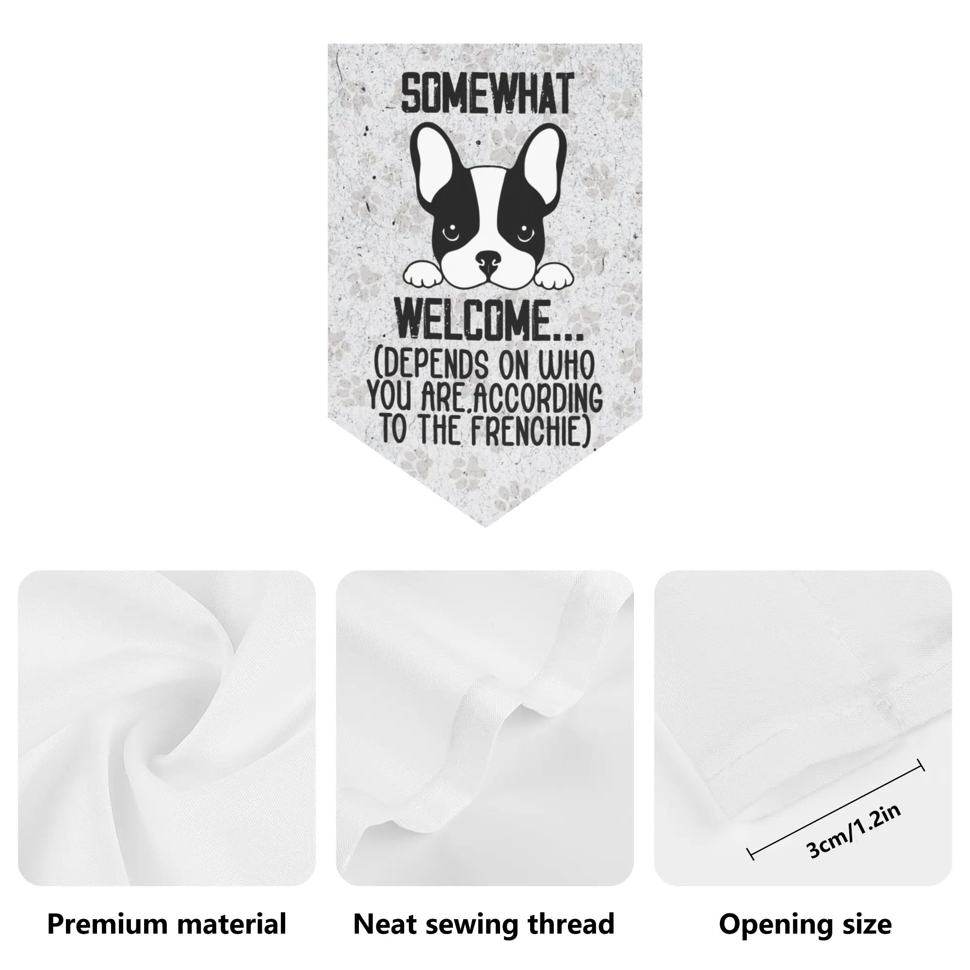 French Bulldog Brie Garden Flag Banner Practical Pet Supply