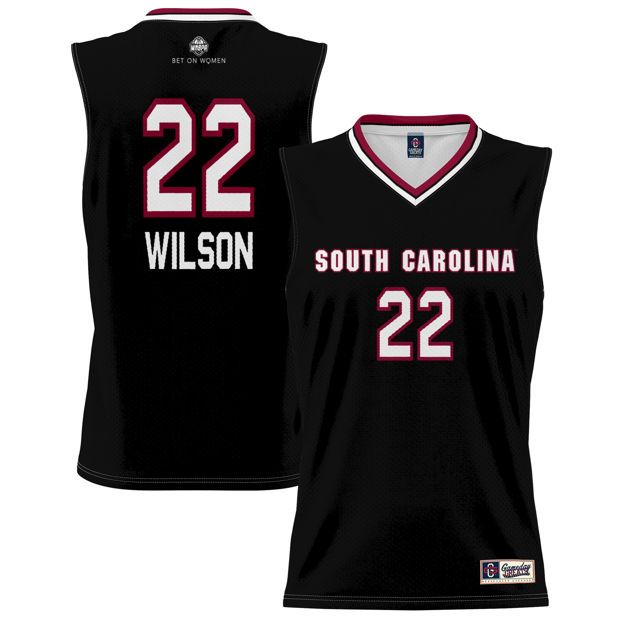 A'ja Wilson South Carolina Gamecocks GameDay Greats Unisex Lightweight Basketball Alumni Jersey - Black