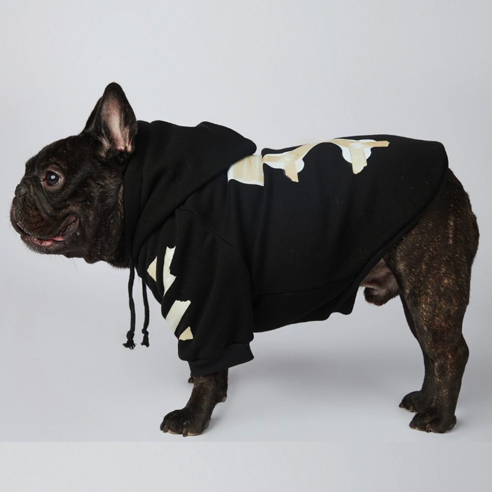 French Bulldog Woof Hoodie V1 Frenchie Themed Wear | Stylish Look