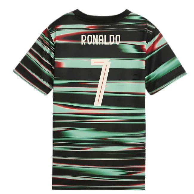 Kids Portugal National Team Sleek Home Football Shirt (Ronaldo 7)