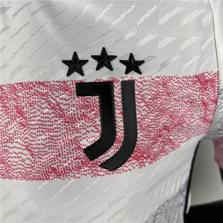 2324 Juventus Football Shirt Away White Soccer Jersey Authentic