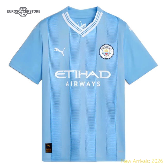 High-quality Man City Kids Jersey 2023-2024 Breathable