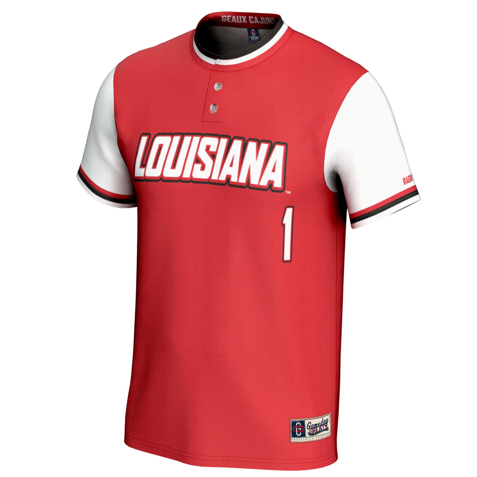 [NJP] Louisiana Ragin' Cajuns GameDay Greats Youth Lightweight Softball Jersey - Cardinal