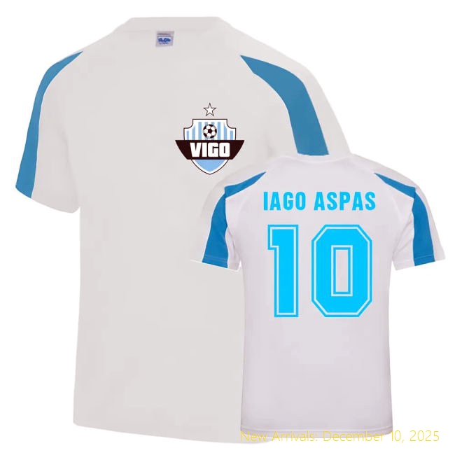 Iago Aspas Vigo Sports Training Official Jersey (White) - Discounted