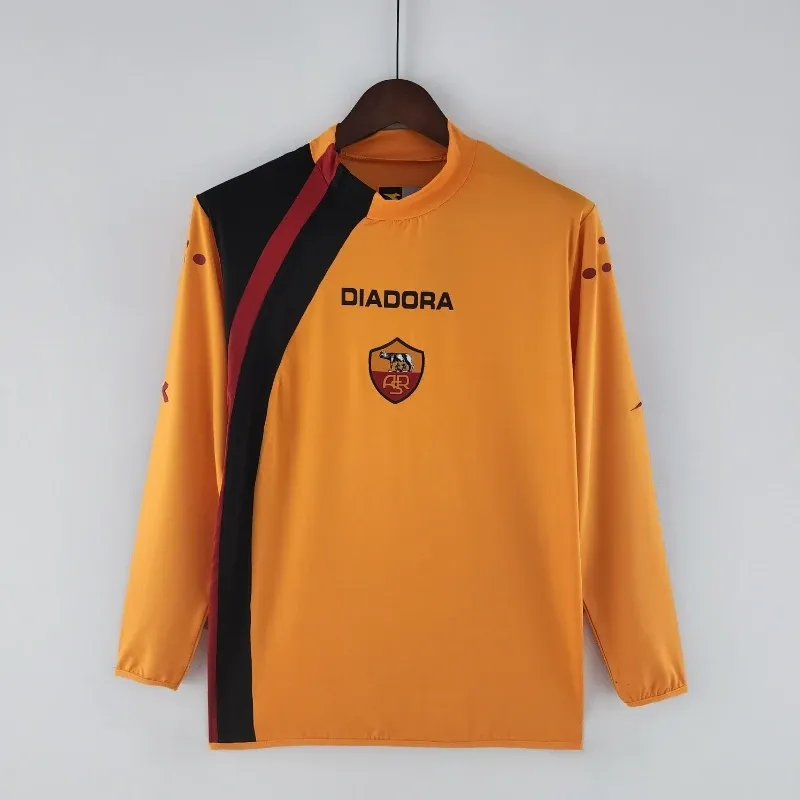 Cheap 2005-2006 Long Sleeve Roma Jersey retro kit