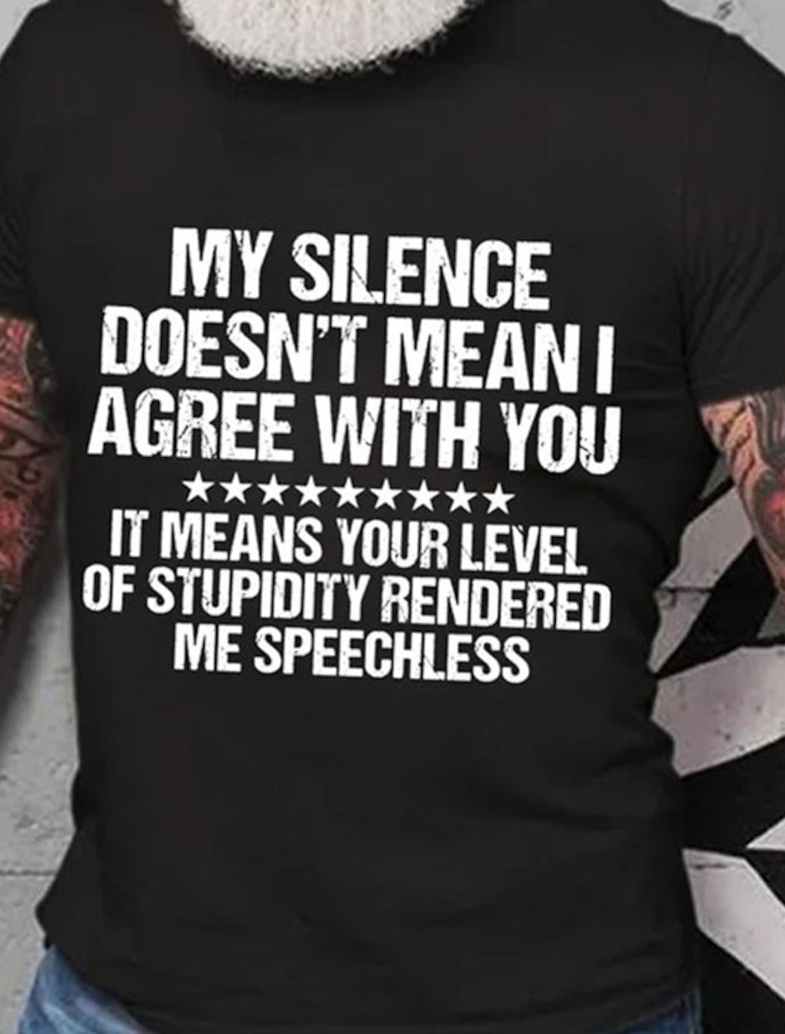Men's Funny Sarcastic Quote Graphic Tee: 
